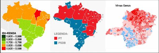 Blog do Jeso | Votação x IDH, por NWisnik